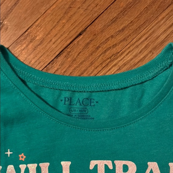 Joe H&M Place Kids Short Sleeve Tees - Charcoal, Sky Blue, Turquoise, and Floral - Picture 7 of 9